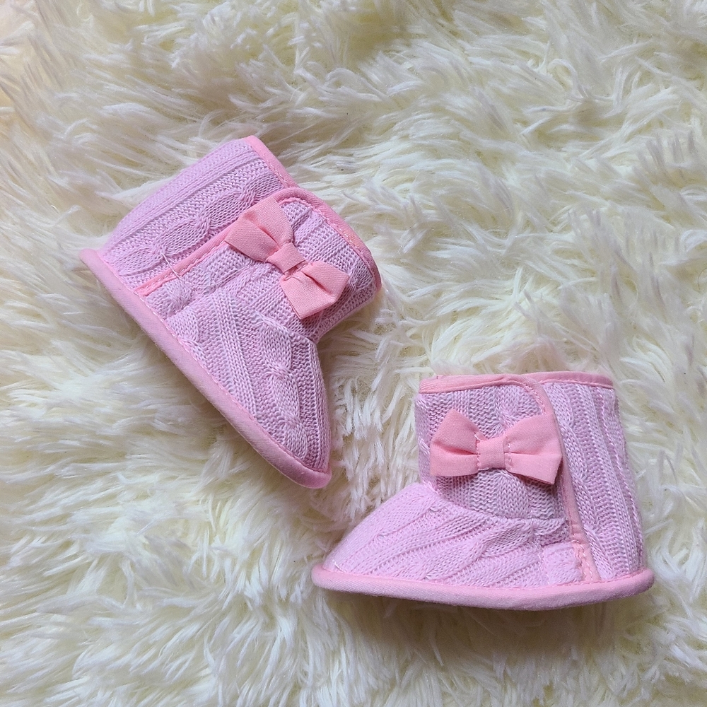 Baby booties crib shoes